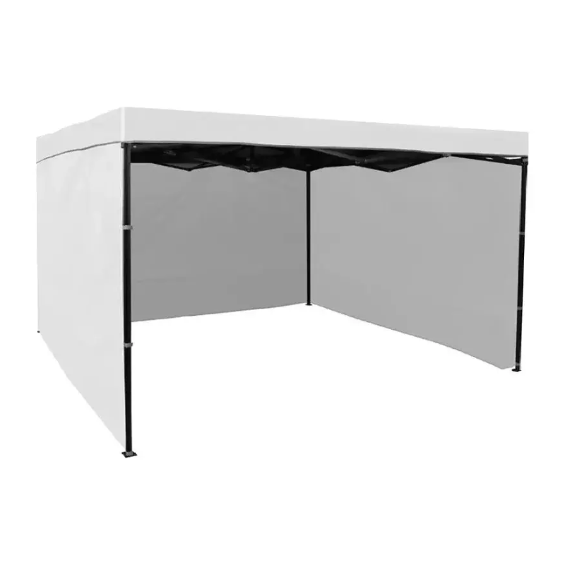 Lona Repuesto Pared Lateral Toldo Plegable 3x3 Mts Jardin Color Blanco