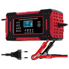 Cargador Inteligente 12V 10A Auto Moto SUV Pantalla LCD Reparación