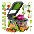 Picadora Cortadora de Verduras y Frutas con Contenedor