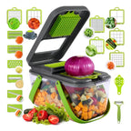 Picadora Cortadora de Verduras y Frutas con Contenedor