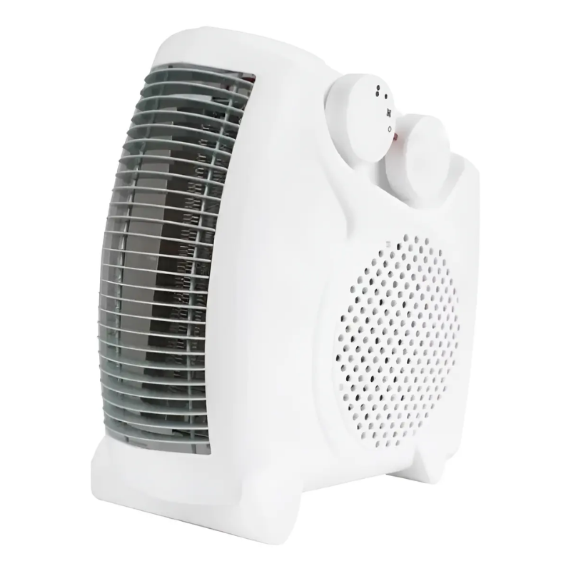 Caloventor Eléctrico Portátil Termoventilador 600W Blanco