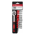 Set Llaves Herramientas Juego Dados Con Chicharra 1/4 12 Pcs