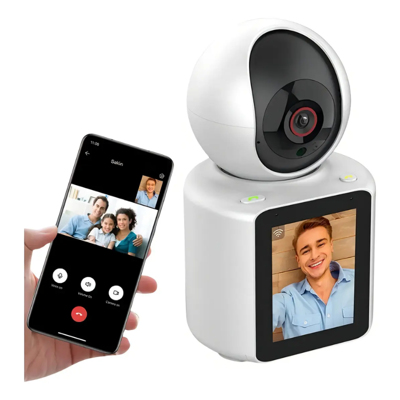 Monitor Bebe Camara Ip Seguridad Vigilancia Niños Wifi Video Llamadas Detección De Movimiento Y Llanto 4 Inch
