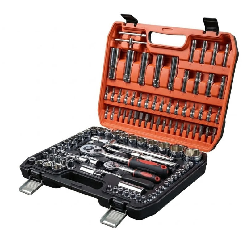 Kit Herramientas 108 Piezas con Caja Transporte Ergonómico