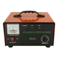 Cargador Batería 12V 24V Autos Motos 50A 220V Regulable con Fusible