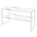 Estante Organizador Ajustable blanco Cocina Multiuso