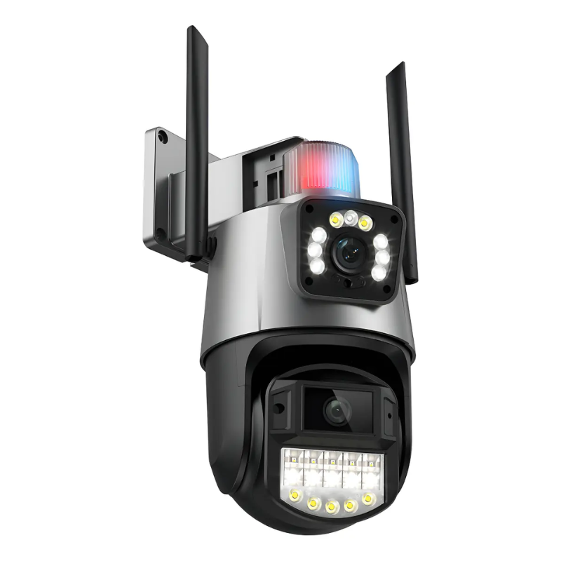 Cámara Seguridad 8MP Exterior Wifi Visión Nocturna 360° PTZ IP66