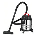 Aspiradora Industrial Hogar 18 Litros 1800w Acero Inoxidable Seco Y Húmedo 44x32 Cm
