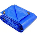 Lona Carpa Multiuso Impermeable 3x5 Mts Azul Con Protección Uv Ojales Reforzados