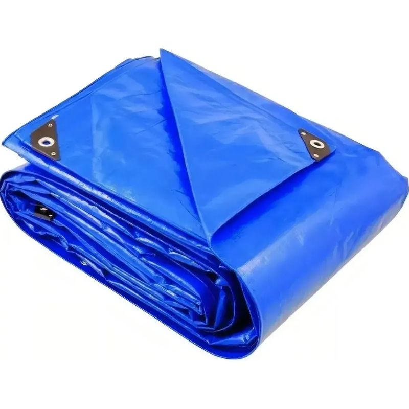 Lona Carpa Multiuso Impermeable 10x15 Mts Azul Con Protección Uv Ojales Reforzados