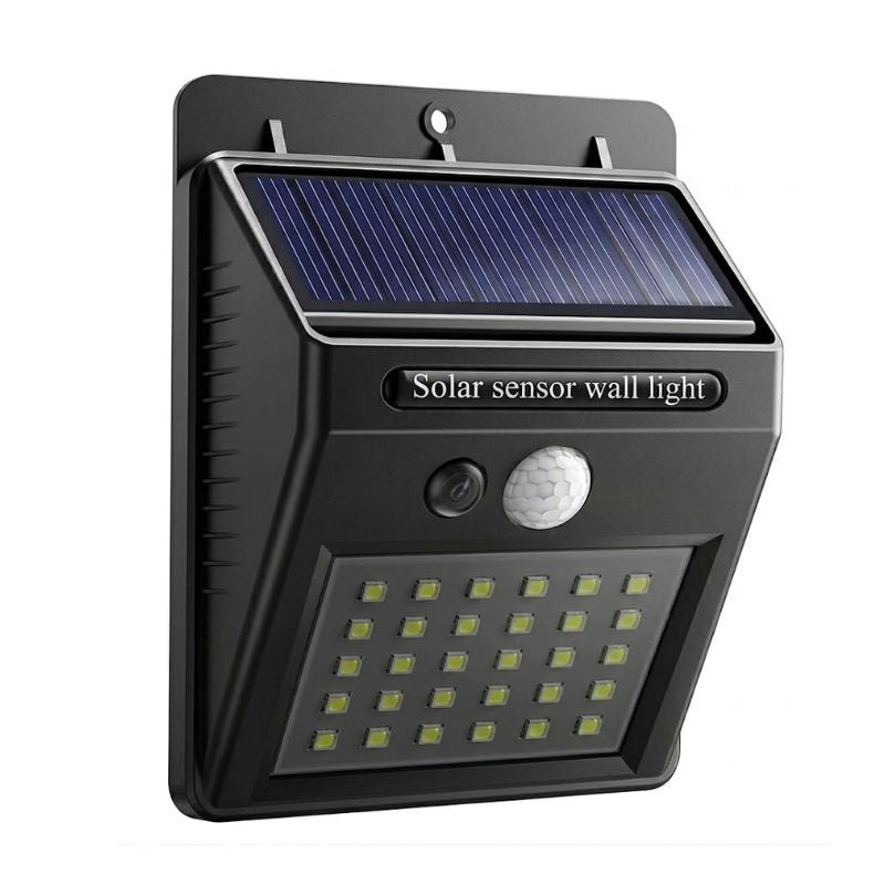 Foco Solar 30 Led 3w Exterior Luminaria Solar Led