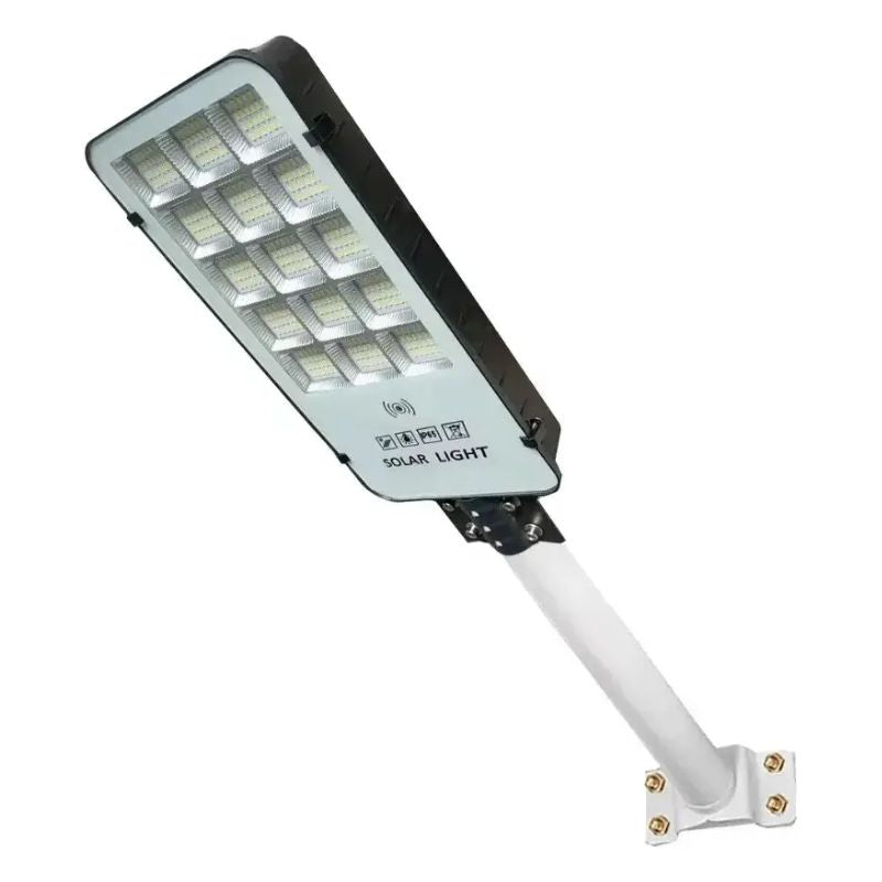 Foco Led Solar Exterior 3000w Soporte Muro 60 Cm Sensor Movimiento Luz Fría
