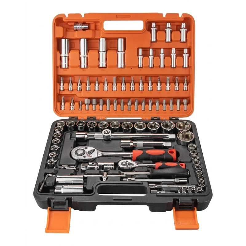 Juego Herramientas 94 Piezas Dados Llaves de Reparación