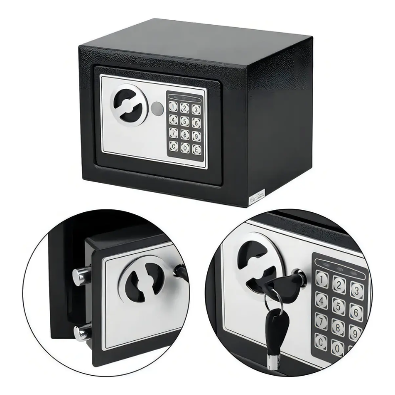 Caja Fuerte de Seguridad Electrónica con Teclado Combinación Llave