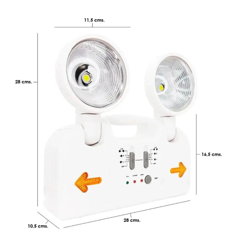 Lámpara De Emergencia Led Blanco