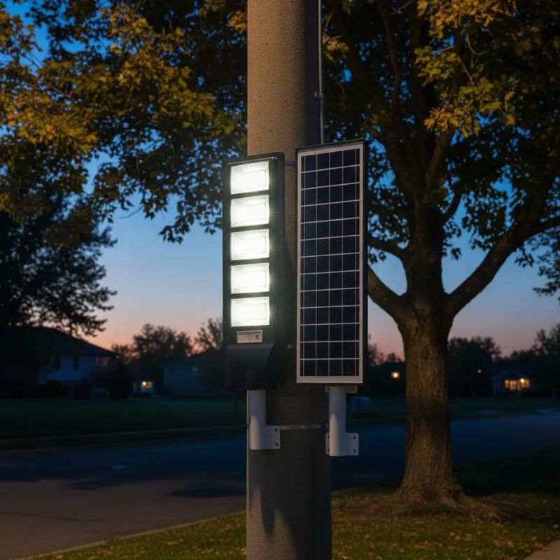 Foco Solar LED para Exterior con Sensor de Movimiento y Luz Fría
