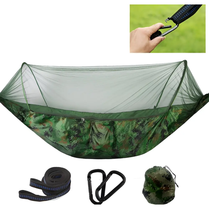 Hamaca Portatil Mosquitero Camping Aire Libre