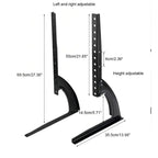 Soporte Base Tv Sobre Mesa Universal De 37 A 75 Color Negro