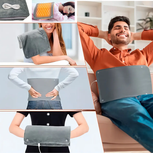 Almohadilla Manta Cama Calienta Cuerpo Manos Espalda Usb 5v Color Gris Guatero/manta