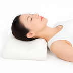 Almohada Cervical Viscoelástica Tecnopro Ortopédica Antiácaros Ergonómica Blanco