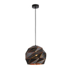 Lámpara Colgante Industrial Negra 300 mm E27 | Diseño Moderno | 1 Año de Garantía