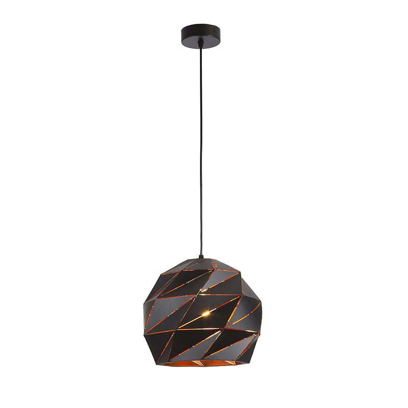 Lámpara Colgante Industrial Negra 300 mm E27 | Diseño Moderno | 1 Año de Garantía