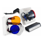 Linterna Minera Led 7000w Recargable Cabeza + Batería 38000mah Alta Potencia 10 Cm Diametro