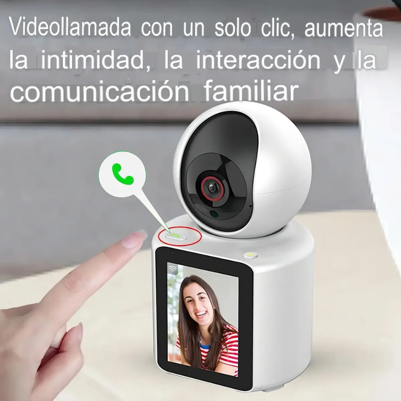 Monitor Bebe Camara Ip Seguridad Vigilancia Niños Wifi Video Llamadas Detección De Movimiento Y Llanto 4 Inch