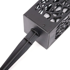 Pack 6 Focos Solares Jardín Negro Luz Cálida Resistente Agua IP65