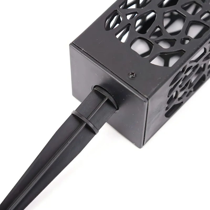 Pack 6 Focos Solares Jardín Negro Luz Cálida Resistente Agua IP65
