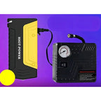 Partidor Cargador Powerbank Bateria Auto + Inflador De Rueda 13.5v Color Negro 5400mah