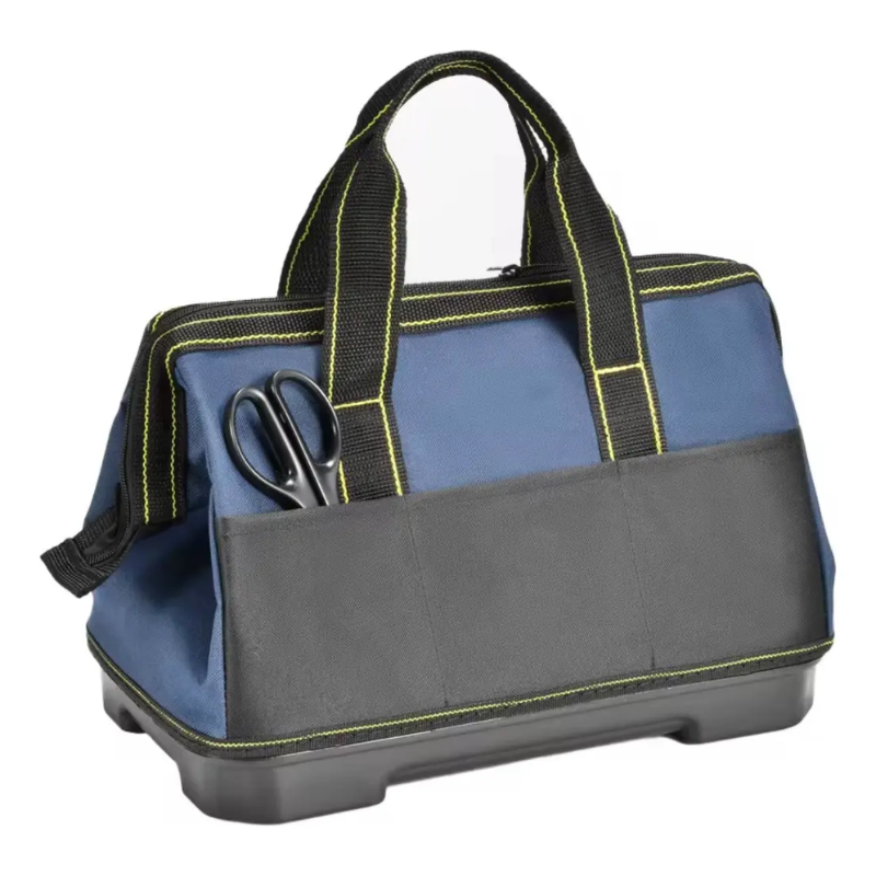 Bolso Herramientas Semi Rígido Electricista Multibolsillos 38x21x26 cm