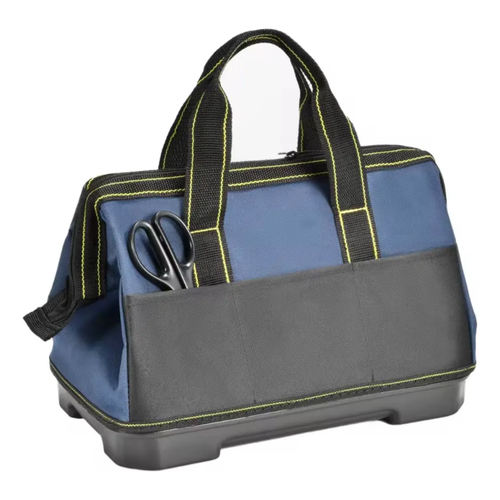 Bolso Herramientas Semi Rígido Electricista Multibolsillos 38x21x26 cm