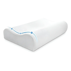 Almohada Cervical Viscoelástica Tecnopro Ortopédica Antiácaros Ergonómica Blanco