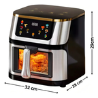 Freidora De Aire Sin Aceite 12 Litros Grande Extra Larga 2800w