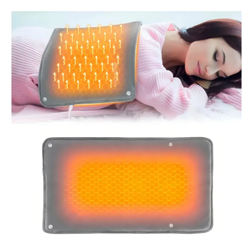 Almohadilla Manta Cama Calienta Cuerpo Manos Espalda Usb 5v Color Gris Guatero/manta