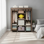 Ropero Armable Organizador Ropa Tela Reforzada 130x45x175 Cm Closet Portátil