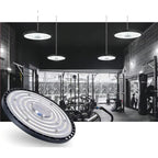 Foco Led Campana Plano Ufo 200w Industrial 20.000 Lumenes Ip65 6000k