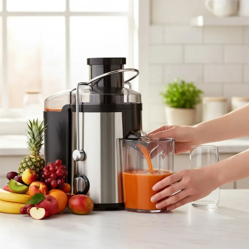 Extractor De Jugos Saca Verduras Frutas Eléctrico
