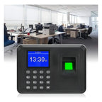 Huellero Reloj Control de Asistencia con Huella Digital y Pantalla LCD
