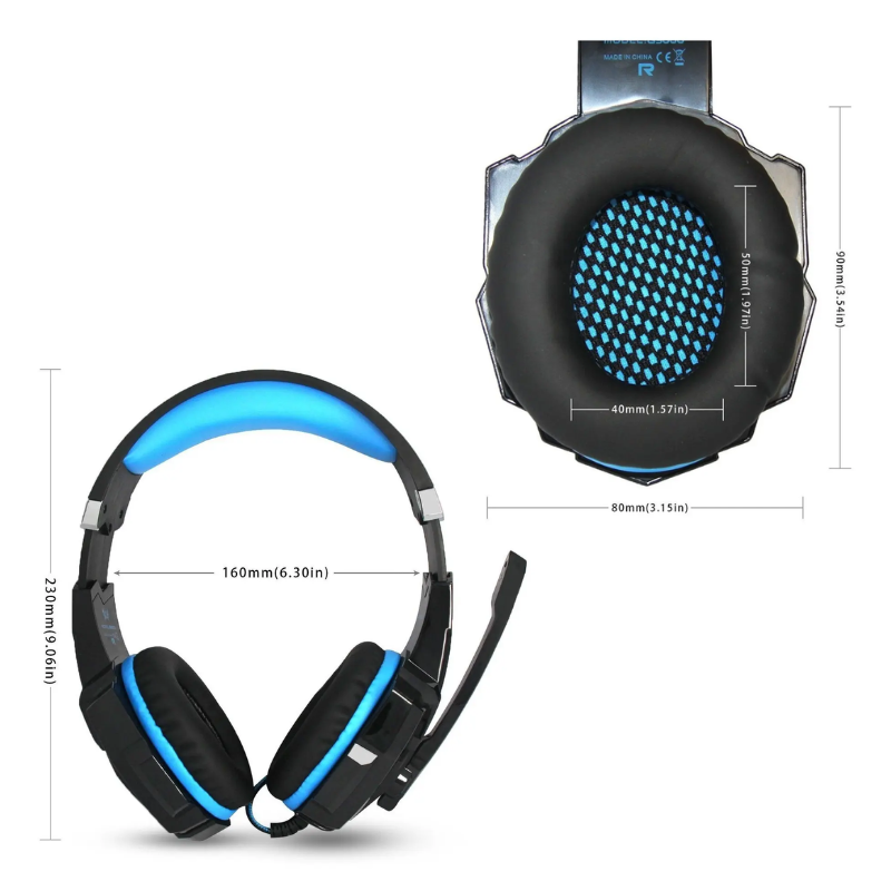 Audífonos Gamer Kotion Each G9000 con Luz LED y Micrófono