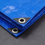 Lona Carpa Multiuso Impermeable 3x5 Mts Azul Con Protección Uv Ojales Reforzados