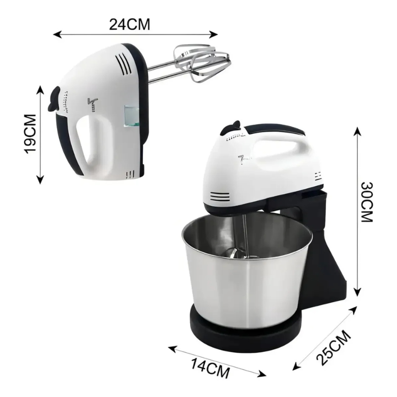 Batidora Pedestal Yonsa 380w Con Bol De Acero De 4L