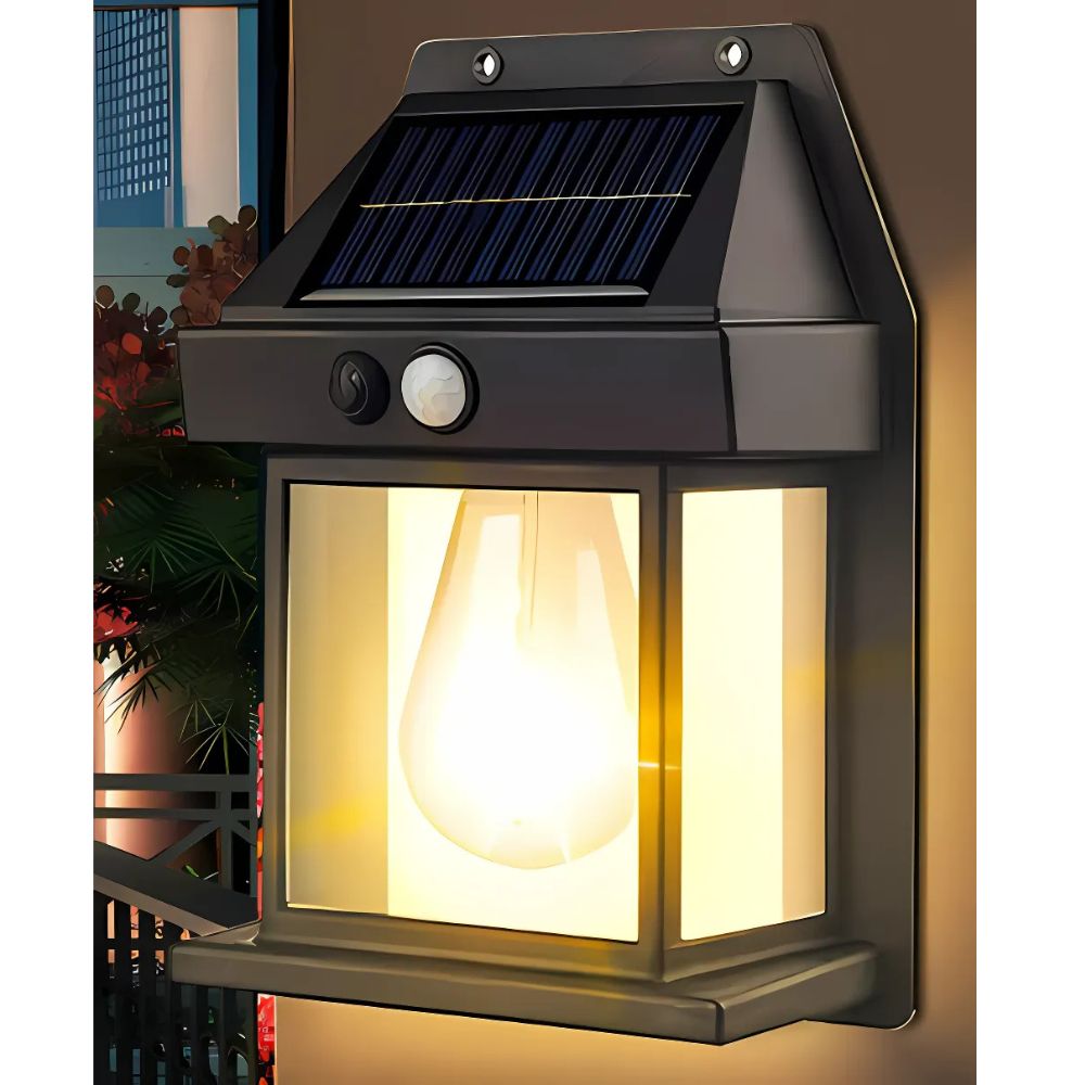 Lámpara De Pared Solar Para Exteriores Led Colonial