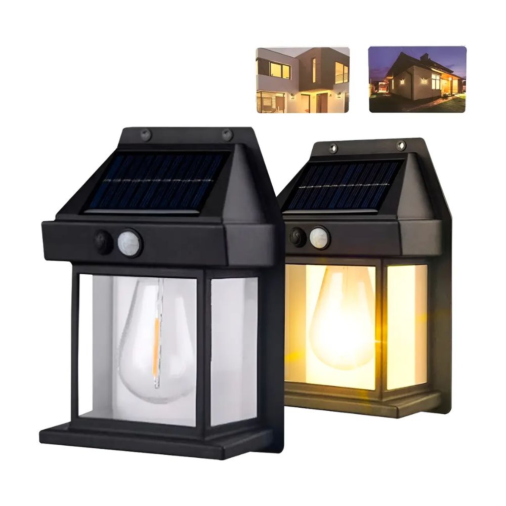 Lámpara De Pared Solar Para Exteriores Led Colonial