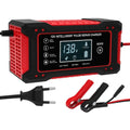 Cargador Inteligente 12V 10A Auto Moto SUV Pantalla LCD Reparación