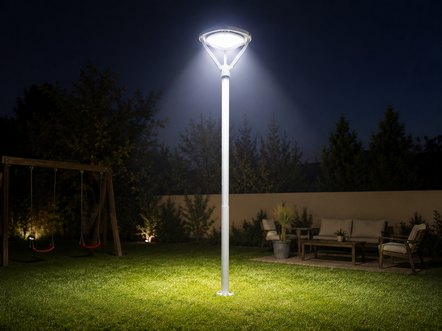 Luminaria LED Pública 93W IP65 Luz Neutra 4000K Certificada SEC Para Calles Y Exteriores 220V (Copia)