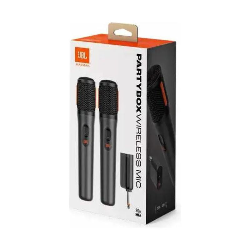 Micrófono Jbl Partybox Inalámbrico X 2 Recargable Color Negro