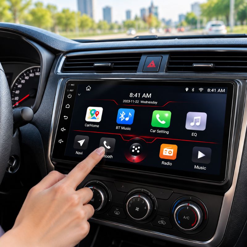 Radio Auto Multimedia Android V8 IPS 2.5D CA 8GB RAM 256GB Carplay