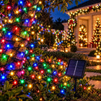 Guirnalda Solar LED Multicolor 10 Metros 100 Luces Navidad
